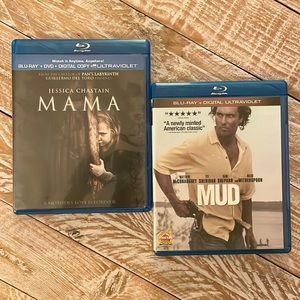 🎬 2 Blu-ray Movies Mama & Mud 🎬 (mama also on dvd)